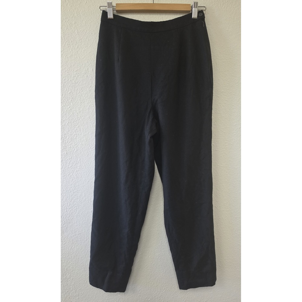 Pendleton Women's 8 Black Wool Dress Pants Straight Trousers Slacks Vintage